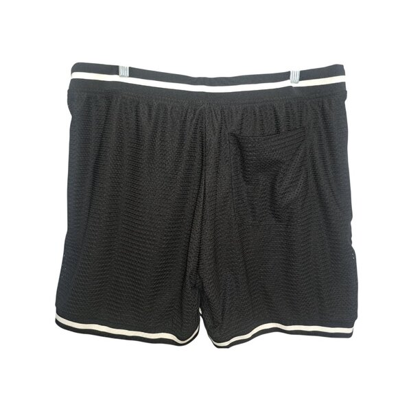 Coca-Cola Mesh Shorts Womens 21 Black Athletic Streetwear Drawstring Waist - Picture 3 of 6